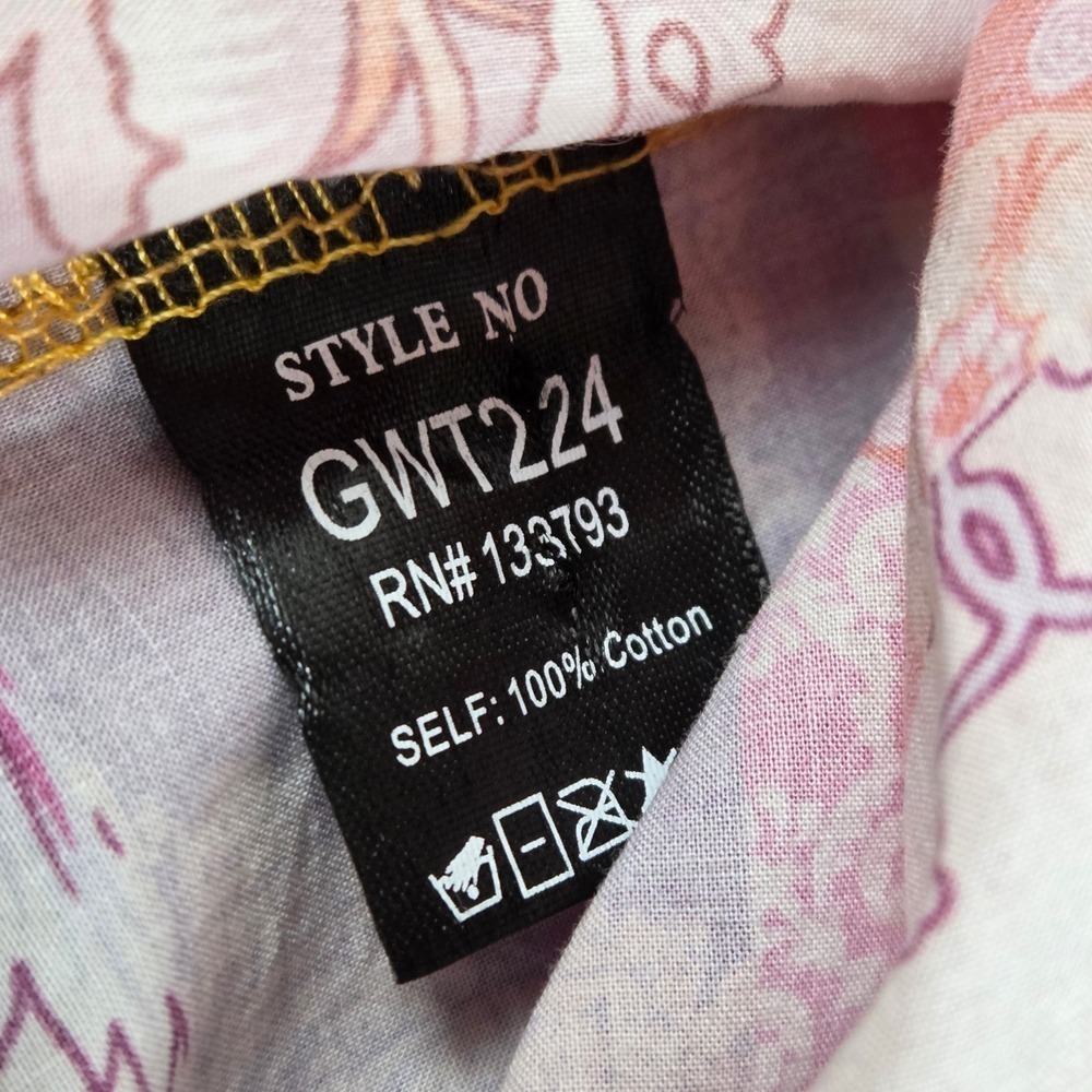 Anthropologie POL Women Medium Patchwork Plaid Floral Button Shirt Boho Festival - Picture 8 of 11
